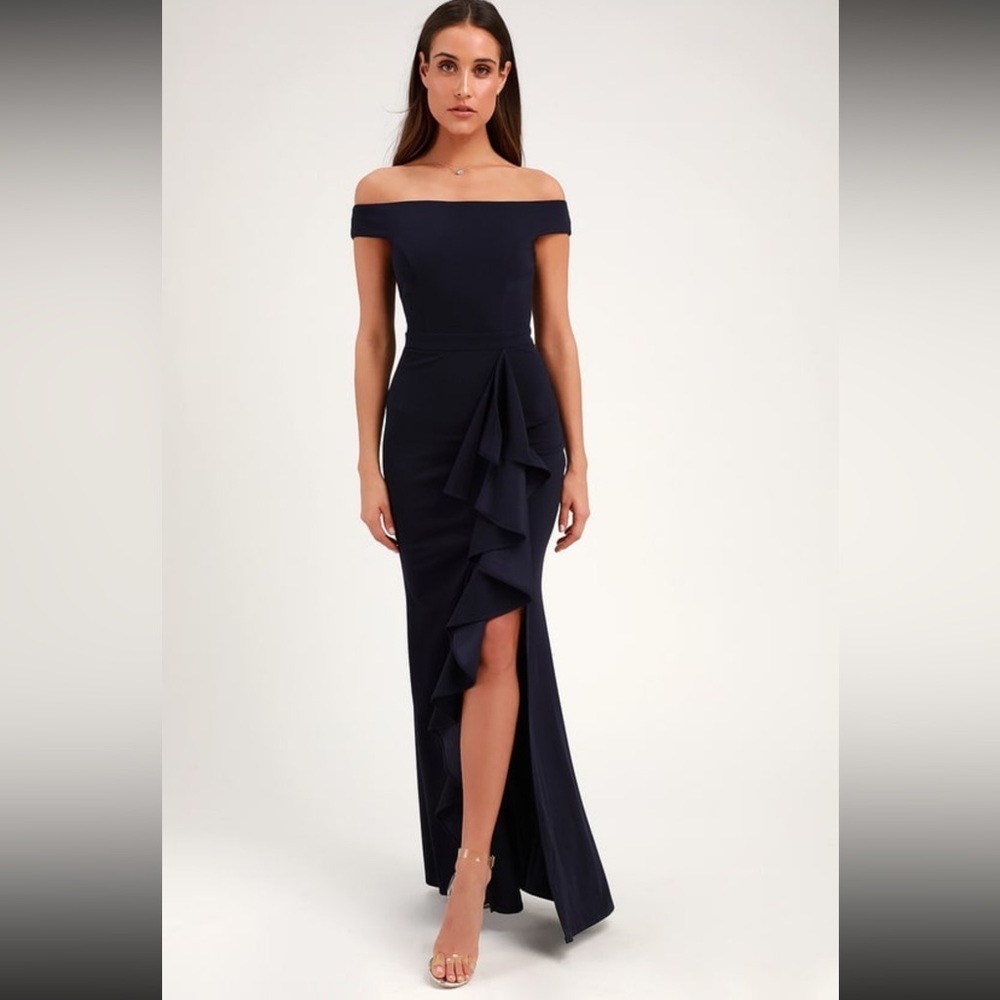 Lulu’s Off the Shoulder Gown
